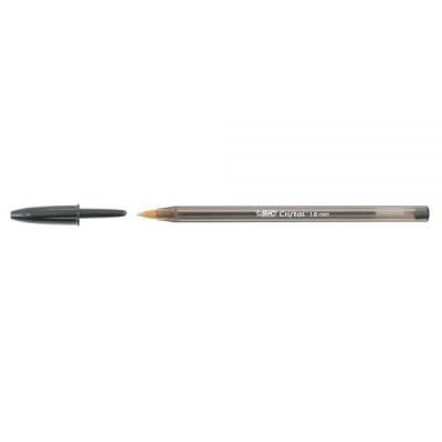 BIC Cristal penna punta fine in metallo colore nera