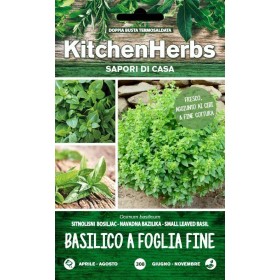 KITCHEN HERBS SEMI DI BASILICO A FOGLIA FINE KITCHEN HERBS SEMI DI BASILICO A FOGLIA FINE