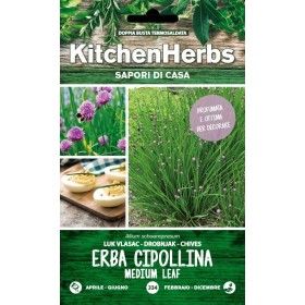KITCHEN HERBS SEMI DI ERBA CIPOLLINA MEDIUM LEAF KITCHEN HERBS SEMI DI ERBA CIPOLLINA MEDIUM LEAF