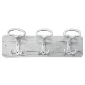 APPENDIABITI BIANCO LADY SHABBY CHIC 3 POSTI CM. 50x16 APPENDIABITI BIANCO LADY SHABBY CHIC 3 POSTI CM. 50x16