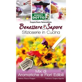 DOTTO BUSTE SEMI DI MIX AROMATICHE E FIORI EDIBILI DOTTO BUSTE SEMI DI MIX AROMATICHE E FIORI EDIBILI
