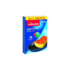 VILEDA Spugna Ondattiva Milleusi Colors 3+1 VILEDA Spugna Ondattiva Milleusi Colors 3+1