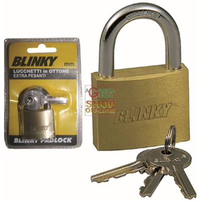 LUCCHETTI BLINKY OTTONE CIFRATURA UNICA LUCCHETTI BLINKY OTTONE CIFRATURA UNICA