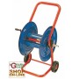 CARRELLO AVVOLGITUBO IN METALLO PER TUBO GIARDINAGGIO MT. 100