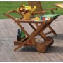 CARRELLO PORTA BIBITE BEVANDE YELLOW BALAU TEA 87X56X77H TT-623