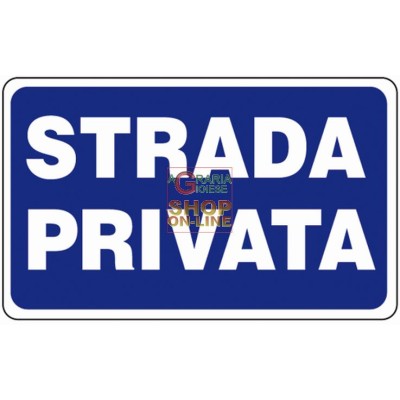 VSafety Cartello "Privato" Per Porta O Ufficio, In Plastica Rigida Resistente, 300x100 Mm, Serigrafia Indelebile