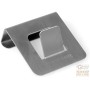 FACKELMANN APPENDINO PER PORTA IN ACCIAIO INOX SATINATO 5X5X2