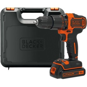 BLACK DECKER TRAPANO A PERCUSSIONE BATTERIA LITIO 18V 1,5Ah MOD.BDCHD18K BLACK DECKER TRAPANO A PERCUSSIONE BATTERIA LITIO 18VP 1,5Ah