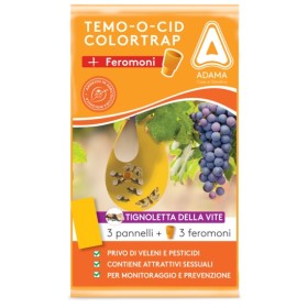 ADAMA TEMOOCID TRAPPOLE ADESIVE COLORTRAP GIALLO CON FERORMONE PER LA TIGNOLA DELLA VITE ADAMA TEMOOCID TRAPPOLE ADESIVE COLORTRAP GIALLO CON FERORMONE