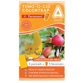 ADAMA TEMOOCID TRAPPOLE ADESIVE COLORTRAP PLUS CON FERORMONI PER CARPOCAPSADEL MELO ADAMA TEMOOCID TRAPPOLE ADESIVE COLORTRAP PLUS CON FERORMONI