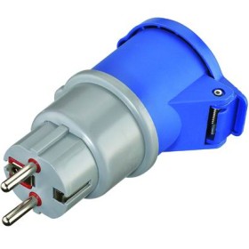 VIGOR ADATTATORE INDUSTRIALE 2P CON T SCHUKO-CEE VIGOR ADATTATORE INDUSTRIALE 2P CON T SCHUKO-CEE