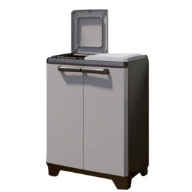 KETER ARMADIO IN PLASTICA SPLIT PREMIUM PER RACCOLTA DIFFERENZIATA CM. 68x39x92h. KETER ARMADIO IN PLASTICA SPLIT PREMIUM PER RACCOLTA
