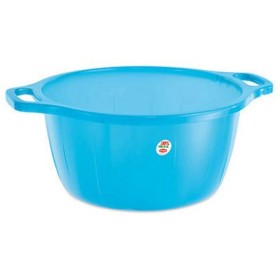 Bacinella In Plastica bombata Azzurra diam. cm. 35 Bacinella In Plastica bombata Azzurra diam. cm. 35