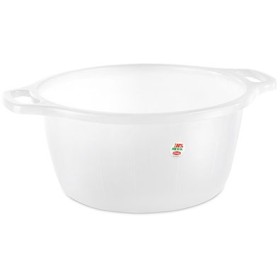 Bacinella In Plastica bombata Bianca diam. cm. 35 Bacinella In Plastica bombata Bianca diam. cm. 35