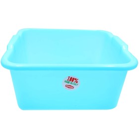 Bacinella In Plastica Quadra Azzurra diam. cm. 38 lt. 16 Bacinella In Plastica Quadra Azzurra diam. cm. 38 lt. 16