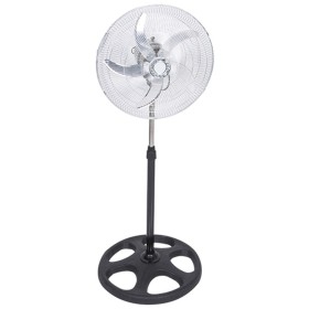VENTILATORE A PIANTANA IN ACCIAIO POTENTE CON GRIGLIA DA CM. 50 WATT. 50 CM. 125h. VENTILATORE A PIANTANA IN ACCIAIO POTENTE CON GRIGLIA DA CM. 50