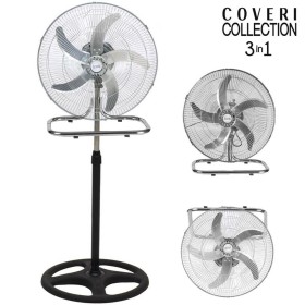 VENTILATORE IN ACCIAIO 50W 3 IN 1 PIANTANA DA TAVOLO PARETE - COVERI COLLECTION VENTILATORE IN ACCIAIO 50W 3 IN 1 PIANTANA DA TAVOLO PARETE -