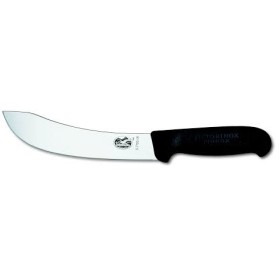 VICTORINOX COLTELLO DA MACELLO PER SCUOIARE SCIMITARRA MANICO IN FIBROX CM. 18 VICTORINOX COLTELLO DA MACELLO PER SCUOIARE SCIMITARRA MANICO