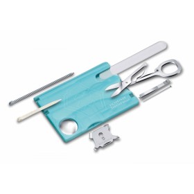 VICTORINOX SWISSCARD NAIL CARE TROUSSE PER LE UNGHIE AZZURRA TRASPARENTE VICTORINOX SWISSCARD NAIL CARE TROUSSE PER LE UNGHIE AZZURRA