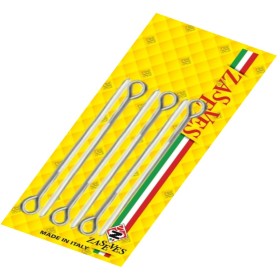 ZASEVES Art N. 16CX6BL SPIEDINI IN ACCIAIO INOX CM. 25 PZ. 6 ZASEVES Art N. 16CX6BL SPIEDINI IN ACCIAIO INOX CM. 25 PZ. 6