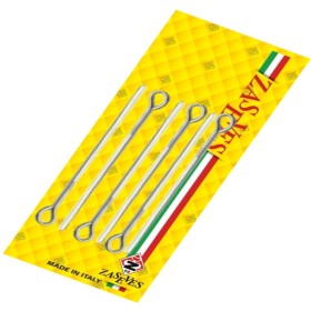ZASEVES Art N. 17CX6BL SPIEDINI IN ACCIAIO INOX CM. 30 PZ.6 ZASEVES Art N. 17CX6BL SPIEDINI IN ACCIAIO INOX CM. 30 PZ.6