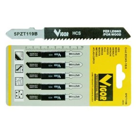 VIGOR LAME PER SEGHETTO ATTACCO BOSCH LE/FINI T119B PZ. 5 VIGOR LAME PER SEGHETTO ATTACCO BOSCH LE/FINI T119B PZ. 5