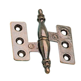 CERNIERA IN OTTONE BRONZATO PER MOBILI MM. 40x55 SX PZ. 2 CERNIERA IN OTTONE BRONZATO PER MOBILI MM. 40x55 SX PZ. 2