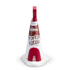 PORTA ROTOLO CARTA UNICO IN Madreperla Rosso Scuro PORTA ROTOLO CARTA UNICO IN Madreperla Rosso Scuro