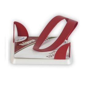 REGGITOVAGLIOLI IN PLASTICA Madreperla-Rosso Scuro REGGITOVAGLIOLI IN PLASTICA Madreperla-Rosso Scuro