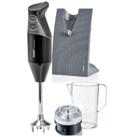 BAMIX BLACK FRIDAY FRULLATORE MIXER AD IMMERSIONE NERO WATT. 180 CON KIT BAMIX BLACK FRIDAY FRULLATORE MIXER AD IMMERSIONE NERO WATT.