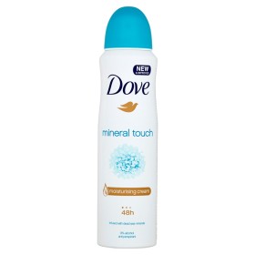 DOVE DEO SPRAY MINERAL TOUCH NATURAL 48h ml. 150 DOVE DEO SPRAY MINERAL TOUCH NATURAL 48h ml. 150
