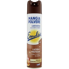 EMULSIO MANGIAPOLVERE PULISCE E ELIMINA LA POLVERE ARGAN E MANDORLA DOLCE ml. 300 EMULSIO MANGIAPOLVERE PULISCE E ELIMINA LA POLVERE ARGAN E