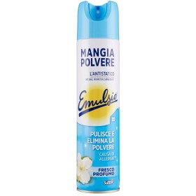 EMULSIO MANGIAPOLVERE PULISCE E ELIMINA LA POLVERE FRESCO PROFUMO ml. 300 EMULSIO MANGIAPOLVERE PULISCE E ELIMINA LA POLVERE FESCO