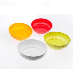 INSALATIERA IN PLASTICA DIAM. 25 Bianco/Giallo O./Verde A./Rosso INSALATIERA IN PLASTICA DIAM. 25 Bianco/Giallo O./Verde A./Rosso