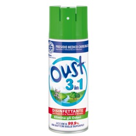 OUST 3IN1 DISINFETTANTE ELIMINA ODORI 400 ML. OUST 3IN1 DISINFETTANTE ELIMINA ODORI 400 ML.