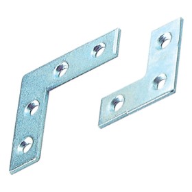 ANGOLI DI RINFORZO IN ACCIAIO ZINCATO CM. 4x4 PZ. 5 ANGOLI DI RINFORZO IN ACCIAIO ZINCATO CM. 4x4 PZ. 5