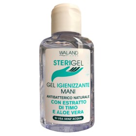 WALAND STERIGEL GEL IGIENIZZANTE MANI ANTIBATTERICO NATURALE CON ESTRATTO DI TIMO E ALOE ML. 80 WALAND STERIGEL GEL IGIENIZZANTE MANI ANTIBATTERICO NATURALE CON ESTRATTO DI TIMO E ALOE ML. 80