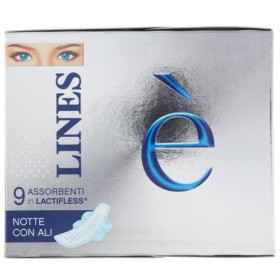 LINES E' CON ALI NOTTE 9 PZ. ASSORBENTI EE LINES E' CON ALI NOTTE 9 PZ. ASSORBENTI EE