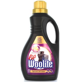 LIP WOOLITE DETERSIVO BUCATO A MANO E LAVATRICE LIQUIDO NOIR CAPI SCURI NERI E JEANS 25 LAVAGGI 1,5 LITRI LIP WOOLITE DETERSIVO BUCATO A MANO E LAVATRICE LIQUIDO NOIR