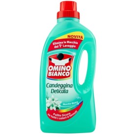 OMINO BIANCO CANDEGGINA DELICATA  MUSCHIO BIANCO 1500 ML OMINO BIANCO CANDEGGINA DELICATA  MUSCHIO BIANCO 1500 ML