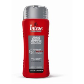 INTESA POUR HOMME BAGNOSCHIUMA DOCCIA SHAMPOO RIGENERANTE ODOUR BLOCK ml. 500 INTESA POUR HOMME BAGNOSCHIUMA DOCCIA SHAMPOO RIGENERANTE ODOUR