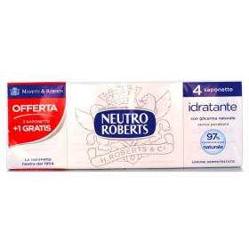 NEUTRO ROBERTS SAPONETTA 100 GRAMMI 4 PEZZI NEUTRO ROBERTS SAPONETTA 100 GRAMMI 4 PEZZI