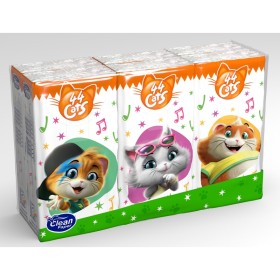 44 CATS FAZZOLETTI 6 PACCHETTI DA 9 FAZZOLETTI DECORATI 4 VELI 44 CATS FAZZOLETTI 6 PACCHETTI DA 9 FAZZOLETTI DECORATI 4 VELI