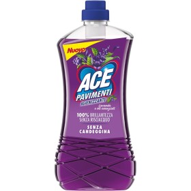 ACE PAVIMENTI IGIENIZZANTE SENZA CANDEGGINA SENZA RISCIACQUO LAVANDA E OLI ESSENZIALI 1000 ML ACE PAVIMENTI IGIENIZZANTE SENZA CANDEGGINA SENZA RISCIACQUO LAVANDA E OLI ESSENZIALI 1000 ML