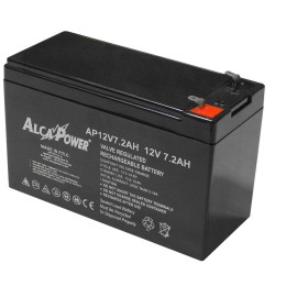 BATTERIA PIOMBO RICARICABILE ERMETICA PER ANTIFURTI POMPE A BATTERIA BICI MULTIUSO 12V 7,2Ah cm. 150x66x95h. BATTERIA PIOMBO RICARICABILE ERMETICA PER ANTIFURTI POMPE A