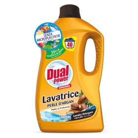 DUAL POWER DETERSIVO LAVATRICE PERLE ARGAN LT. 2 40 LAVAGGI DUAL POWER DETERSIVO LAVATRICE PERLE ARGAN LT. 2 40 LAVAGGI