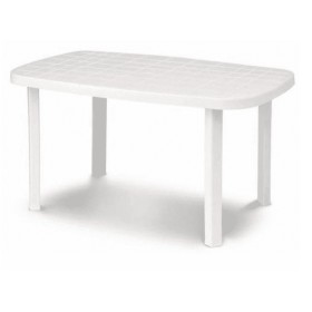 DIMAPLAST TAVOLO IN RESINA OTELLO GARDEN BIANCO cm. 140x80x72h. DIMAPLAST TAVOLO IN RESINA OTELLO GARDEN BIANCO cm. 140x80x72h.