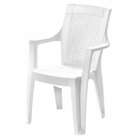 DIMIPLAST POLTRONA IN RESINA RHATTAN MADDALENA BIANCA DIMIPLAST POLTRONA IN RESINA RHATTAN MADDALENA BIANCA