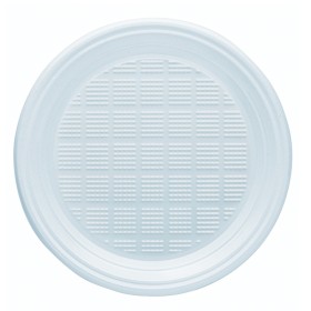 BIBO 50 PIATTI PIANI IN PLASTICA BIANCA DM 20 5 CM BIBO 50 PIATTI PIANI IN PLASTICA BIANCA DM 20 5 CM
