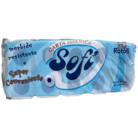 CARTA IGIENICA SOFI CONFEZIONE 10 ROTOLI CARTA IGIENICA SOFI CONFEZIONE 10 ROTOLI